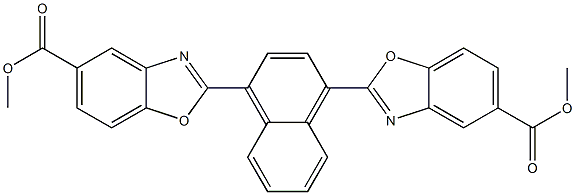 dimethyl 2,2'-(naphthalene-1,4-diyl)bis(benzoxazole-5-carboxylate)