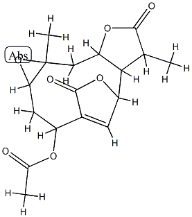 3-Acetoxy-1a,2,3,7a,8,10a,11,11a-octahydro-8,11a-dimethyl-5H-7,4-methenofuro[3,2-c]oxireno[f]oxacycloundecin-5,9(7H)-dione