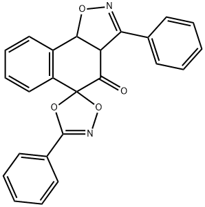 3'a,9'b-Dihydro-3,3'-diphenylspiro[1,4,2-dioxazole-5,5'(4'H)-naphth[2,1-d]isoxazol]-4'-one