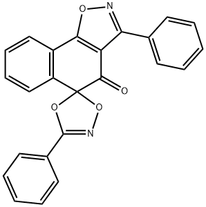 3,3'-Diphenylspiro[1,4,2-dioxazole-5,5'(4'H)-naphth[2,1-d]isoxazol]-4'-one