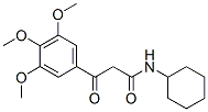 N-Cyclohexyl-2-(3,4,5-trimethoxybenzoyl)acetamide