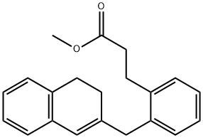 2-[(3,4-Dihydronaphthalen-2-yl)methyl]hydrocinnamic acid methyl ester