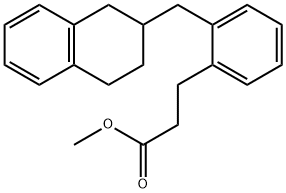 2-[(1,2,3,4-Tetrahydronaphthalen-2-yl)methyl]hydrocinnamic acid methyl ester