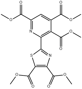 6-(4,5-Dicarboxy-2-thiazolyl)-2,4,5-pyridinetricarboxylic acid pentamethyl ester
