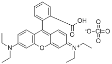 9-(2-carboxyphenyl)-3,6-bis(diethylamino)xanthylium perchlorate