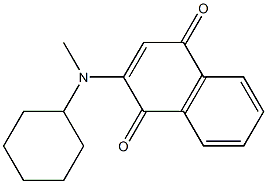 2-[Cyclohexyl(methyl)amino]-1,4-naphthoquinone