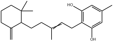 2-[3-Methyl-5-(6,6-dimethyl-2-methylenecyclohexyl)-2-pentenyl]-5-methylresorcinol