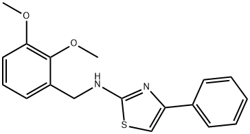 2-[(2,3-Dimethoxybenzyl)amino]-4-phenylthiazole
