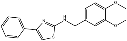 4-Phenyl-2-(veratrylamino)thiazole