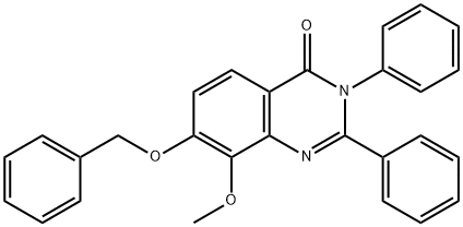 4(3H)-Quinazolinone,  7-(benzyloxy)-8-methoxy-2,3-diphenyl-  (8CI)