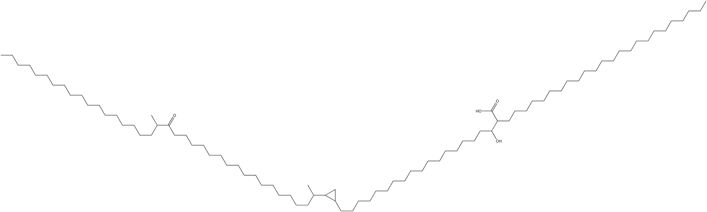 2-(1,19-Dimethyl-18-oxoheptatriacontyl)-β-hydroxy-α-tetracosylcyclopropaneicosanoic acid