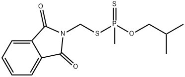 Methylphosphonodithioic acid O-isobutyl S-[(1,3-dihydro-1,3-dioxo-2H-isoindol-2-yl)methyl] ester