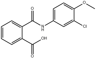 2-{[(3-chloro-4-methoxyphenyl)amino]carbonyl}benzoic acid
