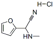 alpha-(methylamino)furan-2-acetonitrile, monohydrochloride