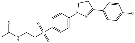 N-[2-[[P-[3-(P-氯苯基)-2-吡唑-1-基]苯基]磺酰]乙基]乙酰胺