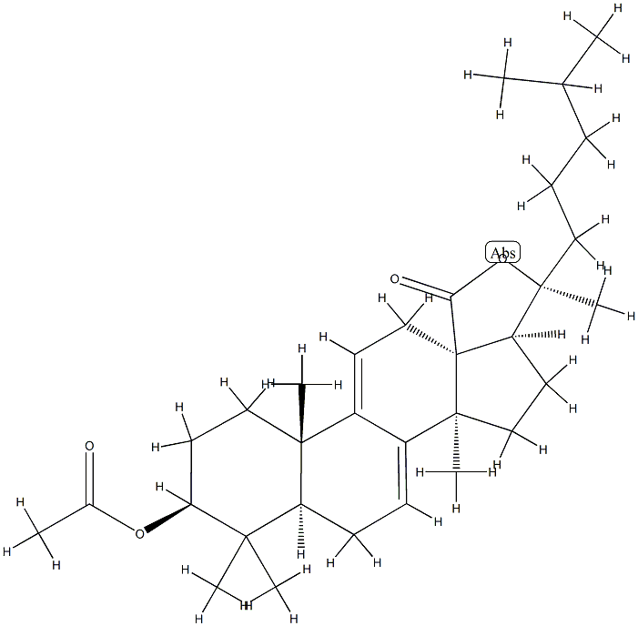 3β-(Acetyloxy)-20-hydroxy-5α-lanosta-7,9(11)-dien-18-oic acid γ-lactone