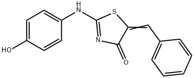 5-benzylidene-2-[(4-hydroxyphenyl)imino]-1,3-thiazolidin-4-one