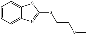 Benzothiazole, 2-[(2-methoxyethyl)thio]- (7CI,8CI)