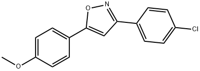 3-(4-CHLOROPHENYL)-5-(4-METHOXYPHENYL)ISOXAZOLE