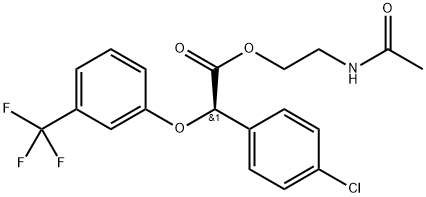 4-氯-ALPHA-[3-(三氟甲基)苯氧基]苯乙酸 2-(乙酰基氨基)乙酯