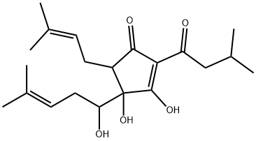 3,4-dihydroxy-4-(1-hydroxy-4-methylpent-3-enyl)-5-(3-methylbut-2-enyl)-2-(3-methyl-1-oxobutyl)cyclopent-2-en-1-one