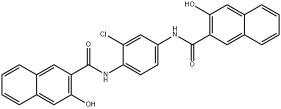 2-naphthalenecarboxmide,N,N'-(chloro-1,4-phenylene)bis[3-hydroxy-