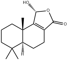 (1R)-1α-Hydroxy-6,6,9aβ-trimethyl-4,5,5aα,6,7,8,9,9a-octahydronaphtho[1,2-c]furan-3(1H)-one