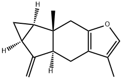 (4aS)-3,6bβ-Dimethyl-5-methylene-4,4aα,5,5aα,6,6aα,6b,7-octahydrocycloprop[2,3]indeno[5,6-b]furan