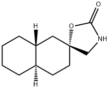 Spiro[naphthalene-2(1H),5-oxazolidin]-2-one, octahydro-, cis,trans- (8CI)