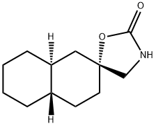 Spiro[naphthalene-2(1H),5-oxazolidin]-2-one, octahydro-, trans,cis- (8CI)
