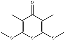 3,5-Dimethyl-2,6-bis(methylthio)-4H-thiopyran-4-one