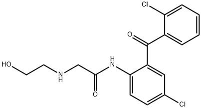 N-(4-氯-2-(2-氯苯甲酰)苯基)-2-((2-羟基乙基)氨基)醋胺石