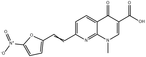 1-methyl-7-(2-(5-nitro-2-furyl)vinyl)-4-oxo-1,4-dihydro-1,8-naphthyridine-3-carboxylate