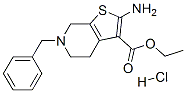 ethyl 2-amino-6-benzyl-4,5,6,7-tetrahydrothieno[2,3-c]pyridine-3-carboxylate hydrochloride