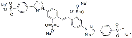 tetrasodium 4,4'-bis[4-(p-sulphonatophenyl)-2H-1,2,3-triazol-2-yl]stilbene-2,2'-disulphonate