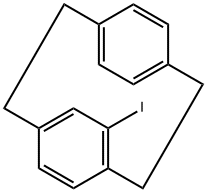 13-IODO-TRICYCLO(8.2.2.2(4,7))HEXADECA-1(13),4(16),5,7(15),10(14),11-HEXAENE
