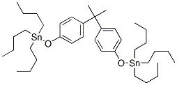 [isopropylidenebis(p-phenyleneoxy)]bis[tributylstannane]