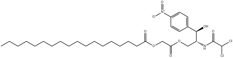 [R-(R*,R*)]-2-[2-[(dichloroacetyl)amino]-3-hydroxy-3-(4-nitrophenyl)propoxy]-2-oxoethyl stearate