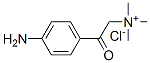 (p-aminophenacyl)trimethylammonium chloride