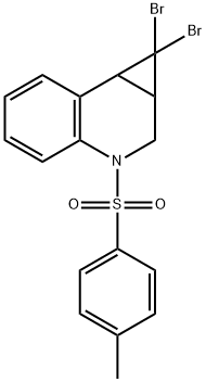 1,1-Dibromo-1a,2,3,7b-tetrahydro-3-(p-tolylsulfonyl)-1H-cyclopropa[c]quinoline
