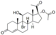 9-bromo-11beta,17-dihydroxypregn-4-ene-3,20-dione 17-acetate