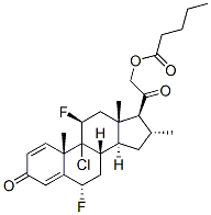 9-chloro-6alpha,11beta-difluoro-21-hydroxy-16alpha-methylpregna-1,4-diene-3,20-dione 21-valerate