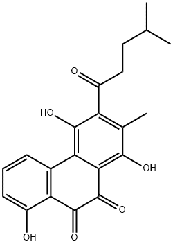 1,4,8-Trihydroxy-2-methyl-3-(4-methylvaleryl)-9,10-phenanthrenequinone