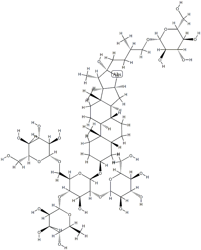 [(22S,25S)-26-(β-D-Glucopyranosyloxy)-22-hydroxy-5β-furostan-3β-yl]4-O-(6-deoxy-α-L-mannopyranosyl)-2-O:6-O-di(β-D-glucopyranosyl)-β-D-glucopyranoside