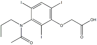 [3-(N-Propyl-N-acetylamino)-2,4,6-triiodophenoxy]acetic acid