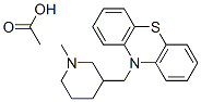 10-[(1-methyl-3-piperidyl)methyl]-10H-phenothiazine monoacetate
