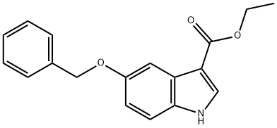 1H-Indole-3-carboxylic acid, 5-(phenylmethoxy)-, ethyl ester