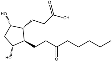 5,7-dihydroxy-11-ketotetranorprostanoic acid