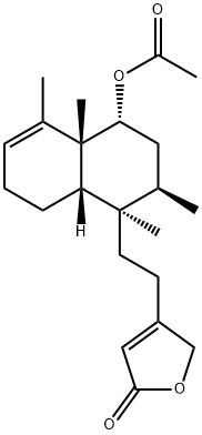 4-[2-[(1R)-4β-Acetoxy-1,2,3,4,4a,7,8,8aα-octahydro-1,2α,4aα,5-tetramethylnaphthalen-1α-yl]ethyl]furan-2(5H)-one