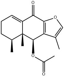(4S)-4β-Acetoxy-4a,5,6,7-tetrahydro-3,4aβ,5β-trimethylnaphtho[2,3-b]furan-9(4H)-one